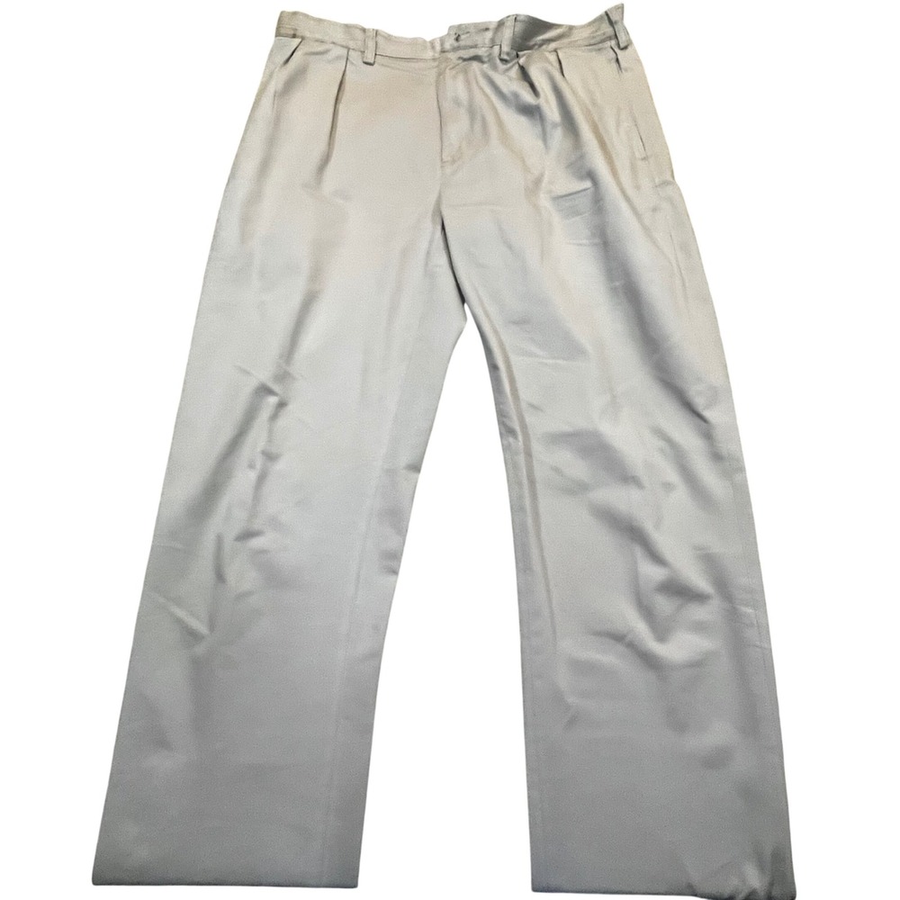Polo Ralph Lauren Ethan Pant Mens‎ 36x34 Tan Khaki Pleated 100% Cotton Chinos